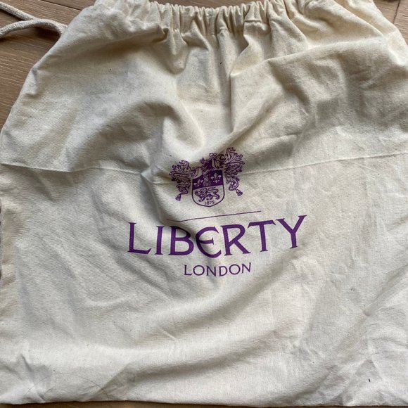 Liberty of London Carnaby Crossbody Saddle Bag Purse Blue Iphis Print - Picture 11 of 11